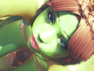 Princess Fiona Get Rammed By Hulk: 3D Porn Parody free video