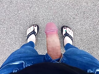 I Cum On A Walk In Broad Daylight, Not Using My Hands, Looking At My Sexy Feet