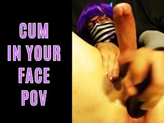 Raven Letrap Stuffs Asshole And Cums In Your Face free video