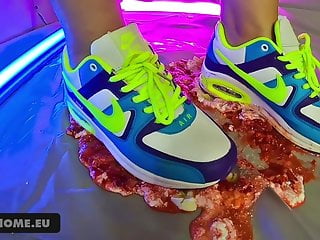 Crash Food Nike's Fetish - Licking Sneakers free video