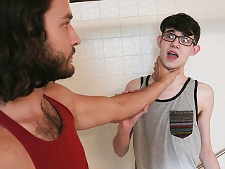 Young Nerdy Twink Stepbrother Family Fucked By Cub Stepbro