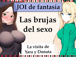 Spanish Audio Joi. Sex Witches Want Your Cum free video