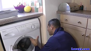 Classy Euro Milf Fucked By Plumbers Pipe free video