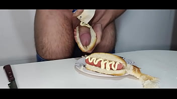 Food Porn #3 - Hot - Smearing My Dick In Toppings free video