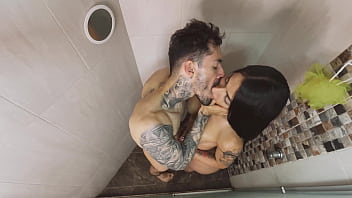 Delicious Transgender Paisa Girl Get Ass Fucked Taking A Shower With Her Boyfriend free video