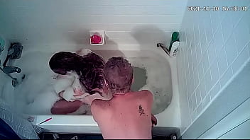 Hubby Washing Me After Overnight Hotel Date With Blind Date free video