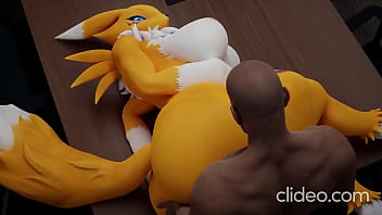 Renamon And Her Black Daddy Fucking In Her Office free video