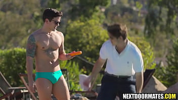 Hot Jock Dakota Payne Seducing A New Pool Guy