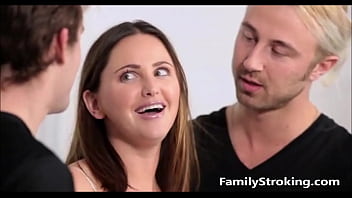 Teen Stepsister Gets Punish Fucked By Both Her Stepbrothers - Familystroking free video