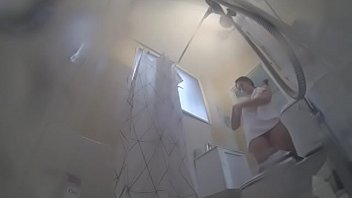 Natalia Gets Caught Soaping Her Big Tits In The Shower