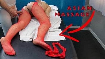 Hot Asian Milf Came For A Massage With Sexy Tights To Seduce & Pussy Tease The Masseur free video