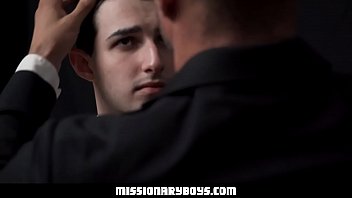 Mormonboyz - Horny Priest Watches As A Religious Boy Jerks His Cock In Confession free video