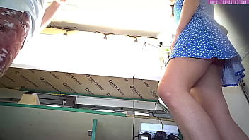 Sexy Blonde Girl Voyer Camera Upskirt At Work Part 10 free video