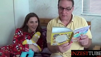 Step Daddy Reads Daughter A Bedtime Story… free video