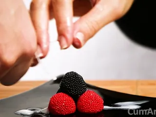 Cfnm Handjob + Cum On Candy Berries! (Cum On Food 3) free video