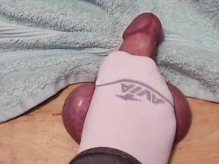 Foot Fedish With The Worm, Rubing And Stomping His Dick free video