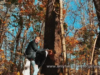 Fucked A Beauty With A Big Ass In The Forest While Walking