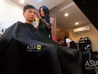 Modelmedia Asia-Barber Shop Bold Sex-Ai Qiu-Mdwp-0004-Best Original Asia Porn Video free video