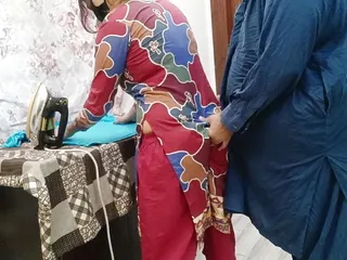 Desi Pakistani Beautifull Maid Fucked On Iron Table free video