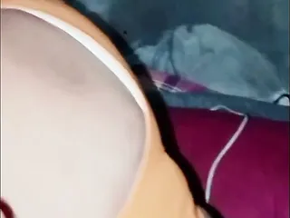 Desi Mangalsutra Waali Bhabhi Boobs Bra Blouse