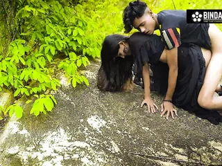 Oh Dear! Mountain Boy Fucks His Girlfriend Sudipa In The Jungle Openly (Hindi Clear Audio) free video
