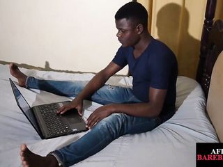 Nubian Twink Gets Nude And Masturbates Alone Indoors free video