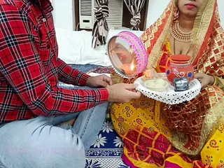 Karwa Chauth Special 2022 Indian Xxx Desi Husband Fuck Her Wife Hindi Audio With Dirty Talk free video