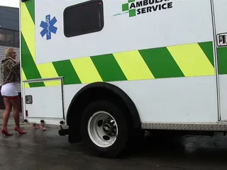 Two Guys Get The Fuck Of Their Lives By Two Babes In An Ambulance free video