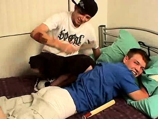 Skater Hunk Gets His Ass Spanked Hard And Paddled free video