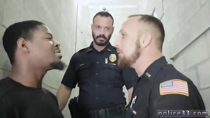 Fat Naked Cops Gay Sex Fucking The White Cop With Some Chocolate Dick free video