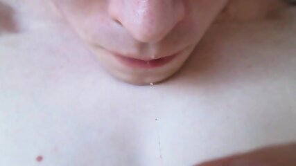 Creamy Close Up Cum Swallowing With Slo Mo free video